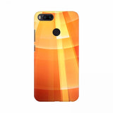 Orange color abstract background mobile case cover, high-quality, lightweight protection for all phone models, with accessible buttons, lens, and camera holes