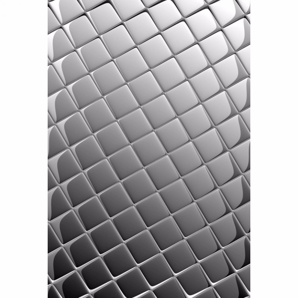 3D Gray chocolate cubes mobile case - glossy, textured, cubic design