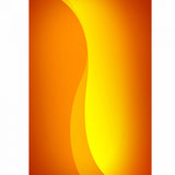 Orange curve shape mobile case, lightweight, high-quality, fits all phones, scratch and bump protection with accessible buttons and camera holes