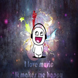 I love Music mobile case cover - high-quality, lightweight, fits all phones, protects from scratches and bumps
