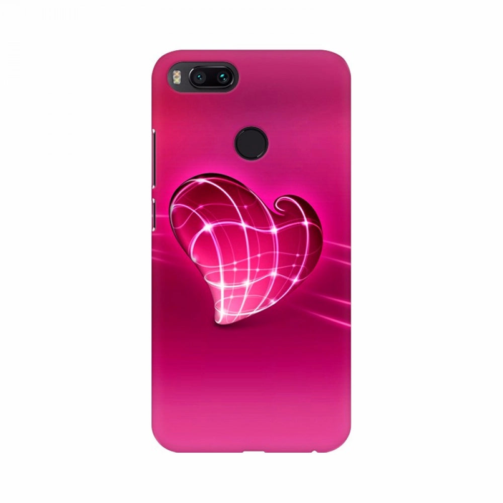 Pink heart mobile case cover, 100% new, high-quality, lightweight, protects phone from scratches and bumps, compatible with all models