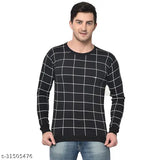 Grey melange cotton blend hooded t-shirt pack 3 for men - Vimal Jonney Indian fashion