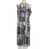 Black rayon kurti with v-neck and 3/4 sleeves, ideal for women's formal wear