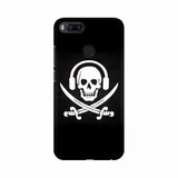 Black polymer dangerous skull mobile case cover for all phones, offers scratch and chip protection