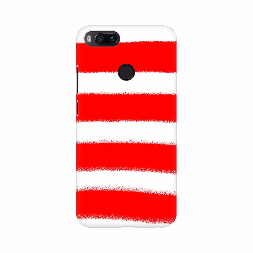 Red spray-lines mobile case cover - High-quality, lightweight phone protector with special design for all models, accessing buttons, lens, and camera easily