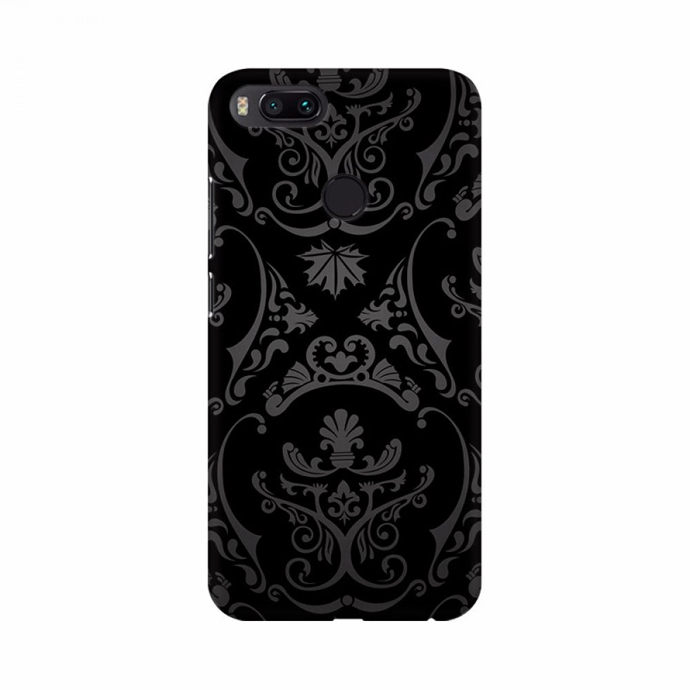 Dark floral effect mobile case cover - 100% new, lightweight protection for all phones with accessible buttons and camera holes