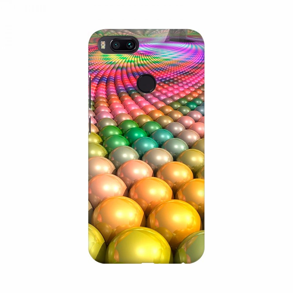 Colorful balls painting effect mobile case, high-quality, lightweight, compatible with all phone models, scratch and bump protection, access to buttons, lens, and camera