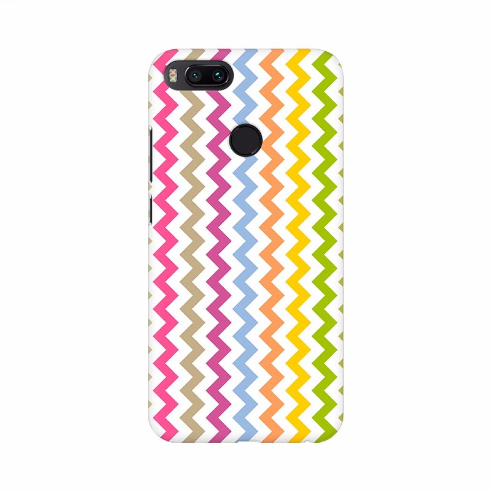Zig Zag Color Lines Pattern Mobile Case, high-quality, lightweight, fits all phones, protects from scratches and bumps