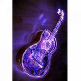 Purple color lightweight guitar mobile case cover, 100% new and high-quality, fits all phones, protects from scratches and bumps with perfectly shaped holes for access