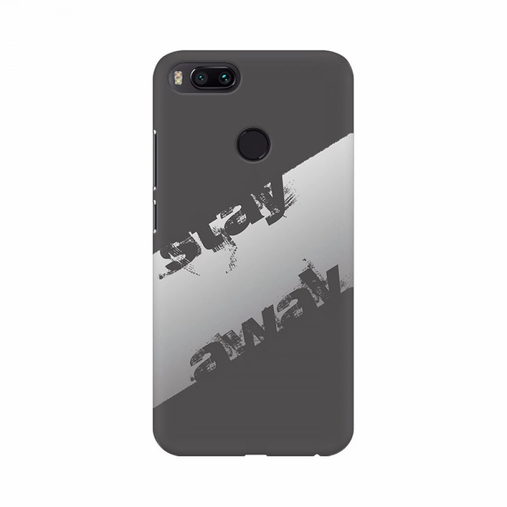 High-quality lightweight Stay Away poster mobile case, protects phone from scratches and dirt, suitable for all models, with perfectly shaped holes for buttons, lens, and camera