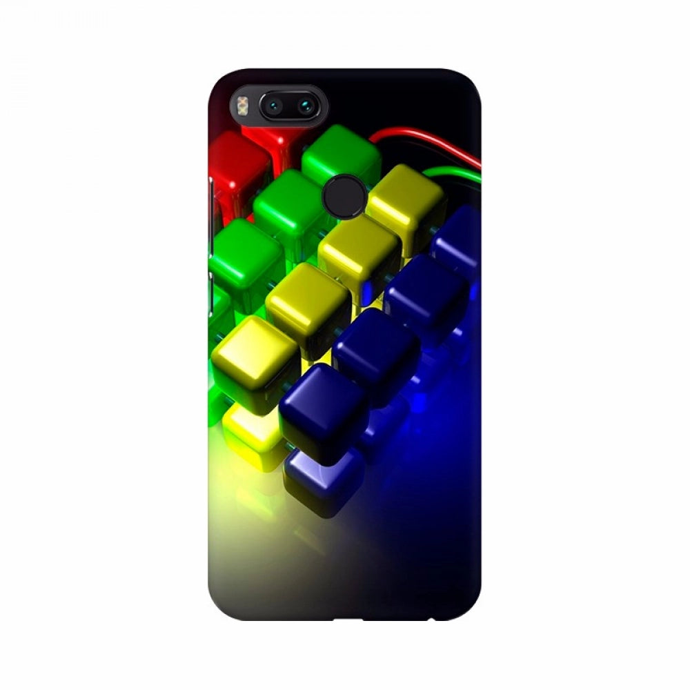 Modern 3D squares mobile case, high-quality and lightweight, suitable for all phone models, offers protection from scratches and bumps
