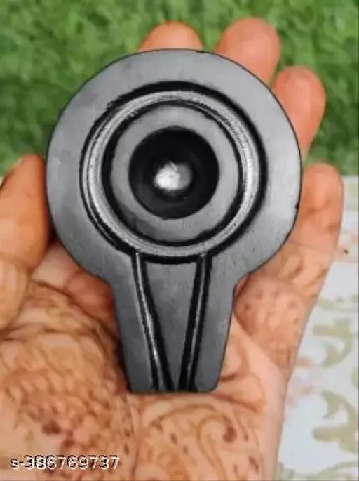 Brown marble Narmadeshwar Shivling, original for home puja, single pack