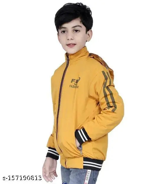 Navy blue georgette jacket, stylish boys' coat