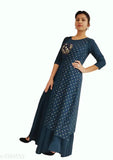 Women's Rayon kameez with sequined detailing