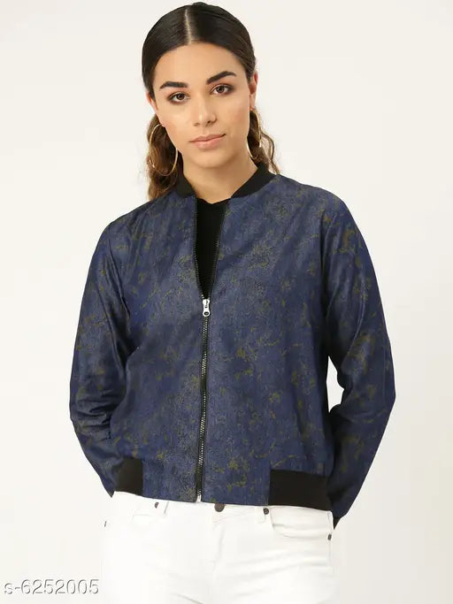 Cotton printed net long-sleeve jacket by Aagyeyi, Indian women's fashion