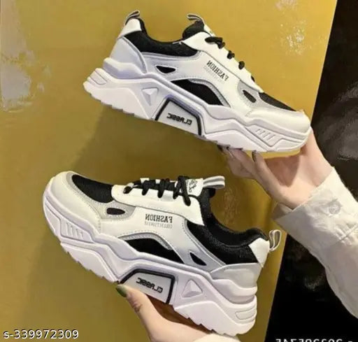 Oxpal Girls kids Black Sports Running Walking Casual Sneaker Shoes