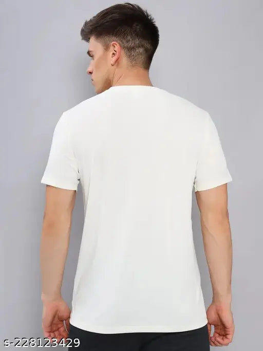 Cotton long sleeved fancy men's t-shirts, printed net design - Modern style (M/L/XL), Indian origin