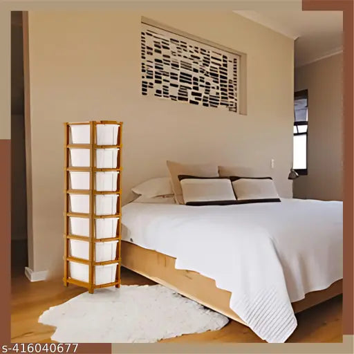 White modular dresser with adjustable shelves, 15 storage compartments