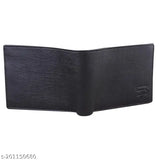 Tan faux leather men's container wallet, 2 compartments, solid pattern, modern design by Craft Line
