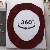 Maroon wine Dream Care Gadda Cover, ultra-soft, hypoallergenic Terry cotton king size mattress protector (72 x 72 inches) with elastic band for waterproof protection