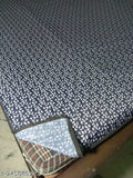 Blue printed, elastic bed protector for baby mattress - 75x78 PVC waterproof, cotton feel with TPU film & breathable design