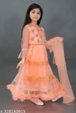 Unique zari woven kid Lehenga Choli, made with super net fabric. Long-sleeved choli features a fitted waist and round neck. Ideal for festivals, Puja, Eid, or wedding collection for girls aged 6-13 years. Indian origin