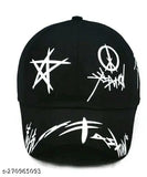Stylish printed cotton baseball cap, trendy and sporty for boys and girls, India origin