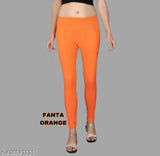 Cotton blend solid pocket jeggings, recycled hosey cotton waste, versatile for any occasion, high-waisted design, India origin