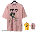 Elegant printed polyester half-sleeve T-shirts for men (M, L, XL), top selling Indian designs