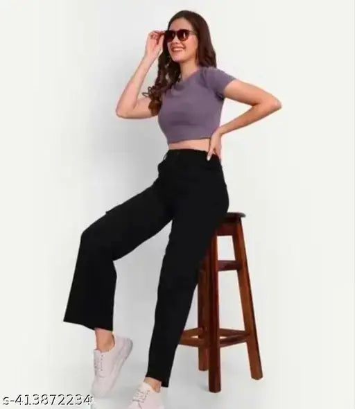Cargo pants with four pockets, black and grey color, pack of 2