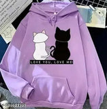 Fleece printed net Huddi for women and girls, long-sleeved, available in S, M, L, XL. Made in India