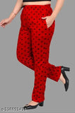 Red hosiery with patterned details, lower calf length, designed for women or girls