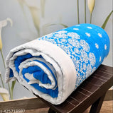 Handmade kids cotton quilt, 250 GSM, embroidered borders, breathable & soft, ideal for mild winter, available in crib and single sizes