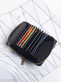 Faux leather antiqe wallet for man & woman, free size with 5 compartments, solid pattern
