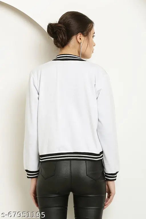 White leather SAHANA STYLE jacket, XL & XXL sizes from India