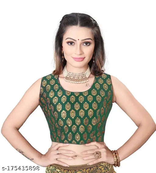 Art Silk Traditional Jacquard Lehenga Choli, heavy brocade fabric, India