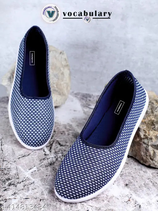 Embellished synthetic slip-on ballerinas, IND-[size] from renowned Indian brand Bellies For Women ASTETIK 4 U" (123 characters)