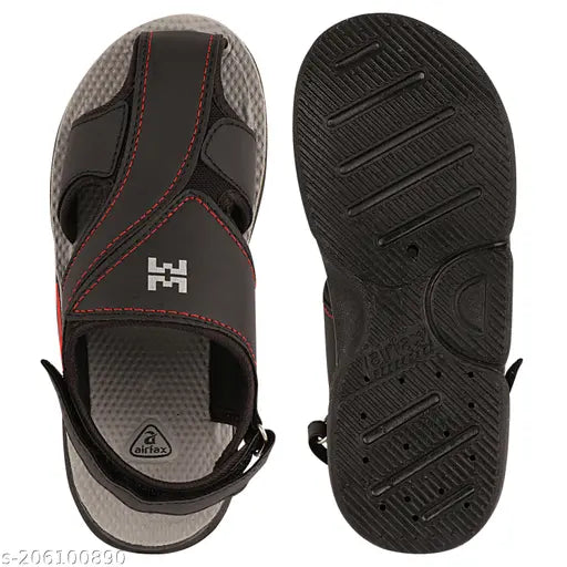 Black, black straps, slippers