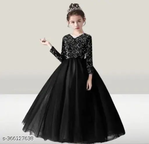 Modern Girls Transd fancy gown, embroidered net multi-color, Diwali dress for young girls