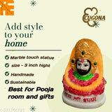 Polyresin Khatu Shyam Ji Statue, 5 cm x 8 cm x 4 cm, for home temple or office decor, Indian spiritual figurine