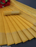 Golden silk saree, festive attire