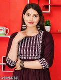 Premium high demand Anarkali women's full-length kameez