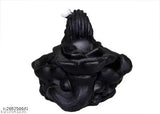 Aroma incense holder with smoke backflow feature, designed for use with Kamal Adiyogi branded incense cones. Made of glass-like material. Height 11cm. Ideal for showcasing on a tabletop or as a decorative piece in an office or home setting