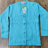 Wool self-design MARGINA girls sweater, long sleeves for babies, 0-3 months, made in India