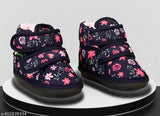 Cotton and PVC printed Im Baby kids footwear with Chu Chu musical sound, skin-friendly, comfortable sole, velcro fastening, designed for maximum comfort and breathability
