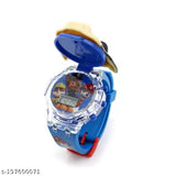 3D Action Figure Paw Patrol Face Based Toy Design Digital Glowing Watch with Disco Music and Blinking Lights for Kids | for Boys Girls- Good Birthday Return Gift