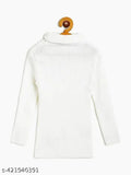 High Neck Casual Boys & Girls Multicolor Full Sleeve Sweater Pack of 3