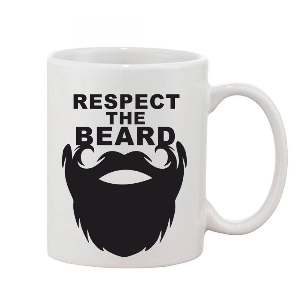 Printed ceramic coffee mug, white, 11oz - ideal gift for any occasion, can be used hot or cold