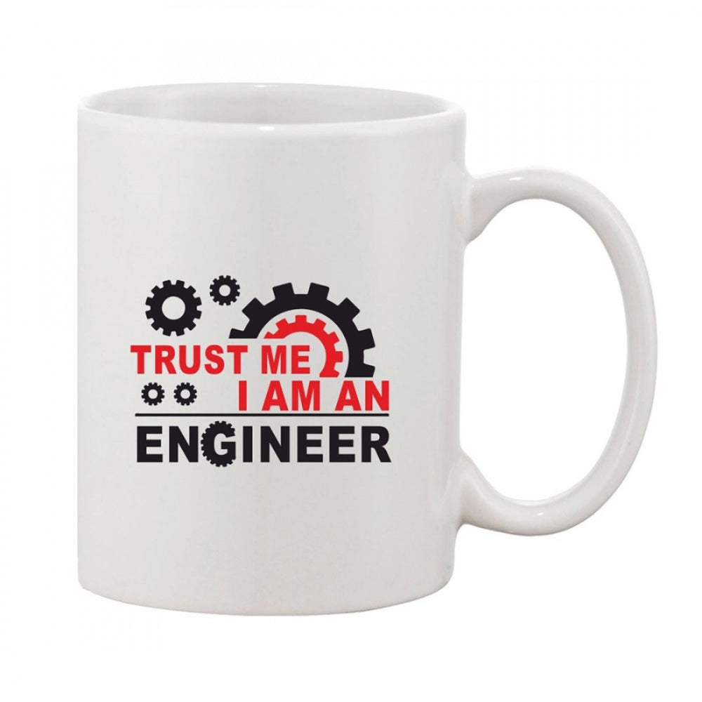 Printed ceramic coffee mug - 11oz white, perfect gift for any occasion, individually packaged