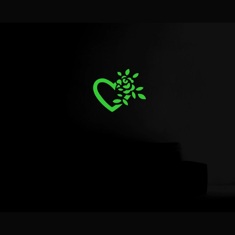 Green vinyl peel-and-stick radium wall decor, calming & energy-efficient, 31x25cm